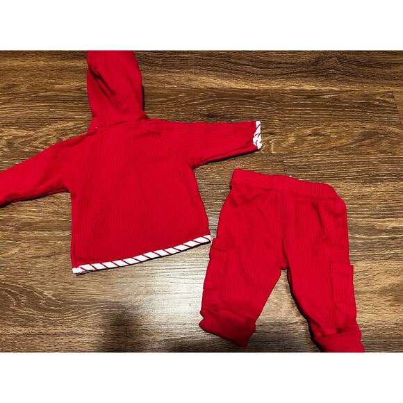 Vintage Baby Connection Red ribbed two piece set - Picture 7 of 7